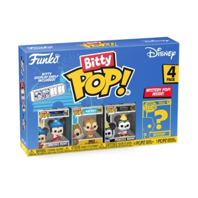 Imagen de Funko Bitty POP! Disney Sorcerer Mickey 4 Paquete Incluye Mickey, Dale, Princesa Minnie, And A Mystery Figure Y Una Mini Figura Misteriosa De Sorpresa 2.3 Cm Idea Regalo