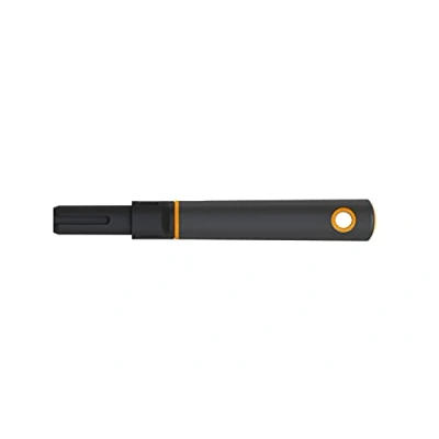 Imagen de Fiskars Mango para cabezales de herramientas QuikFit, Longitud: 24 cm, Aluminio/Plástico reforzado con fibra vidrio, Negro/Naranja, 1000663