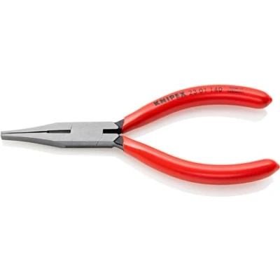 Imagen de Knipex Alicate con bocas planas filos de corte (alicate precisión para mecánicos) recubiertos plástico 140 mm 23 01