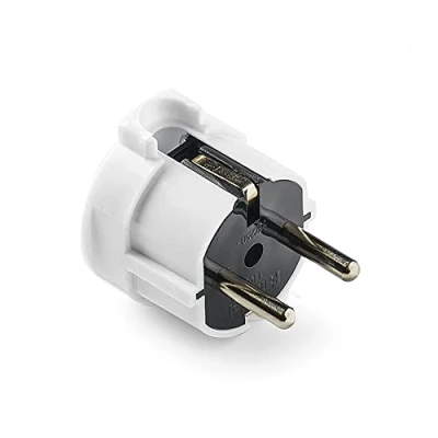 Imagen de FAMATEL Clavija Salida lateral TT 16A 250V 4,8mm Blanco