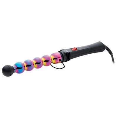 Imagen de GAMMAPIU&#039; Rizador Onduladores De Pelo Plancha Profesional Iron Bubble Rainbow, Ondas Anchas Y Estrechas, Punta Resistente al Calor, Desenfoque Movimiento Prolongado, Calentamiento, Enchufe Italiana (23937)
