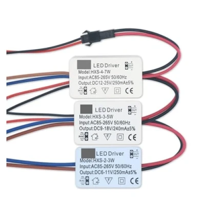 Imagen de 1PC LED Driver 250mA 2 3W 3 5W 4 7W 8 12W 15 18W 18 24W Constant Current Power Unit Supply(4 DC12 25V)