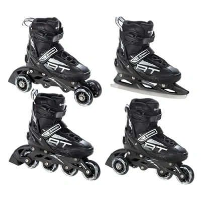 Imagen de Raven Patines en línea 4 1 (35 39 (23 25,5 cm), Color Negro