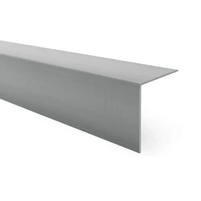 Imagen de Quest Perfil de ángulo, plástico PVC, autoadhesivo, protección bordes, esquinas y listones angulares, 15x15 mm, 150 cm, gris oscuro