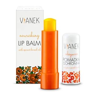 Imagen de VIANEK Balsamo Labial 4.6g Hidratante Labios para Mujeres y Hombres Bálsamo de Ingredientes Naturales Intensivo Cacao avec Huile Graines d&#039;Abricot