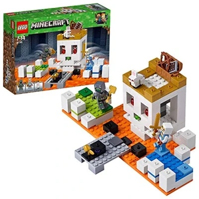 Imagen de LEGO Minecraft la Calavera de Lucha, Set Construcción Juguete Creativo del Videojuego con Muñecos para Niños y Niñas más 8 Años (21145)