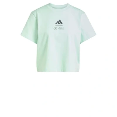 Imagen de adidas Performance Petronas Formula ONE TEAM CROP TEE Camiseta estampada Frozen green grey strata, Mujer, Talla: XXS, strata