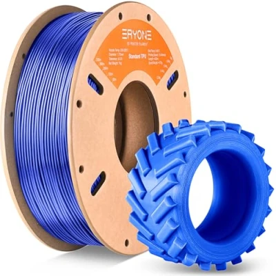 Imagen de ERYONE TPU Filament 1.75mm, 3D Drucker 1kg 1 Spool, +/ 0.05mm, 95A, Blue