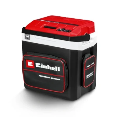 Imagen de Nevera portátil con batería TE COL 18/27 Li Solo Power X Change de Einhell (18 V, 27 l, enfriar y mantener caliente, híbrido 12 V para coche, enchufe 230 incl. bolsillos, sin batería)