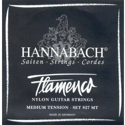 Imagen de CUERDAS GUITARRA FLAMENCA Hannabach (827/MT) Negra (Juego Completo)