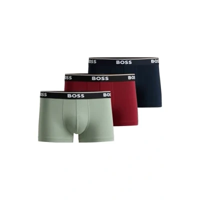 Imagen de BOSS Trunk Power 3 PACK Culotte, Hombre, Talla: XL, Patterned
