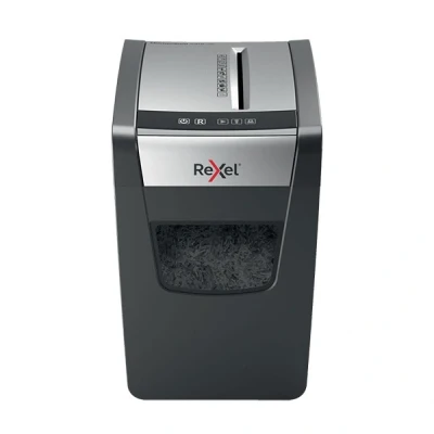 Imagen de Rexel Momentum X312 SL Slimline 2104574 Destructora de papel corte en confeti, destruye 12 hojas simultáneamente, papelera 23 l, negro
