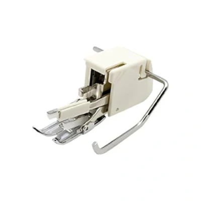 Imagen de Alfa Prensatelas de doble arrastre para materiales extra gruesos, enmangue alto, accesorio máquina coser, acero inoxidable y plástico