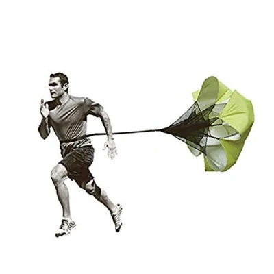 Imagen de Longsing Paracaídas de Resistencia Running Paraguas Correr Entrenamiento Velocidad para Mejorar la Velocidad, Resistencia, Fuerza y Aceleración(Verde)