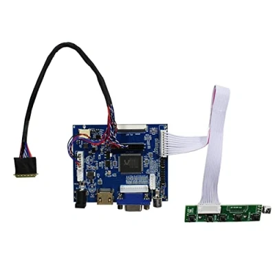 Imagen de VSDISPLAY Tarjeta de regulador LCD Entrada HDMI + VGA 2AV para HT140WXB LTN156AT02 Panel 14&quot; 15.6 &#039;1366x768 con retroiluminación LED