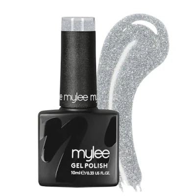 Imagen de Mylee Esmalte de Uñas Gel Semipermanente Reflexivo 10ml [Gatsby] UV/LED Nail Art Manicure Pedicure para Uso Profesional y Doméstico [Spotlight Range] Larga Duración Fácil Aplicar