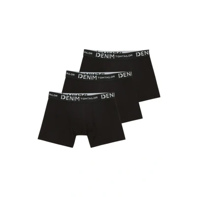 Imagen de TOM Tailor Denim Triple PACK Trunk Culotte, Hombre, Talla: XL, Black
