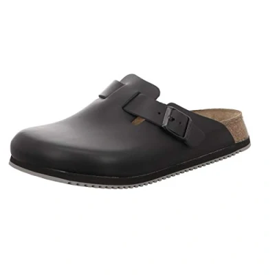 Imagen de Birkenstock Bb129 39 Super Grip Professional Boston Slip Resistant Clogs Black Size 39eu / 5.5uk, Botas Unisex Adulto, Negro, 38 EU