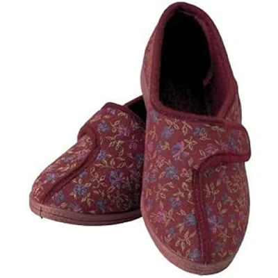 Imagen de Homecraft Pantuflas para mujer (talla 38), color rojo
