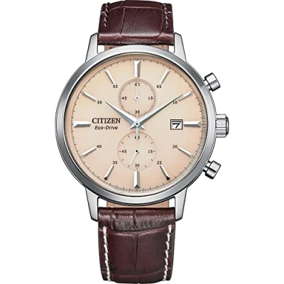 Imagen de Citizen Reloj Cronógrafo para Hombres de Cuarzo con Correa en Cuero CA7061 26X