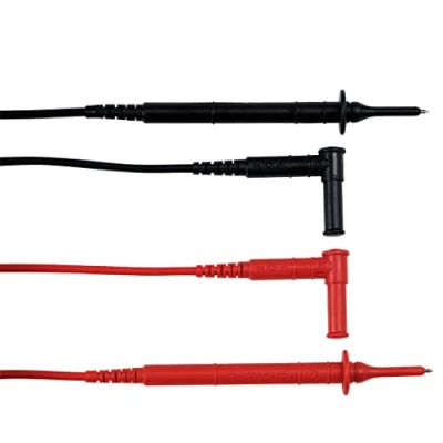 Imagen de Chauvin Arnoux P01295456Z Cables de prueba con sonda (4 mm, conector acodado, 1,5 m, PVC)