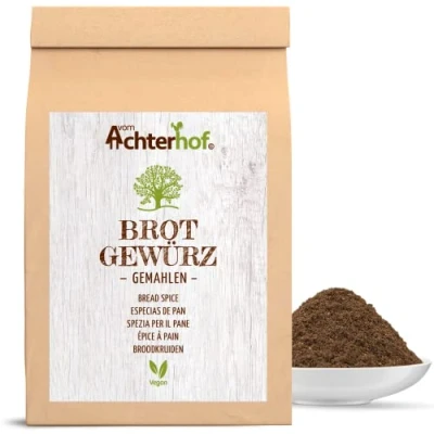 Imagen de Especia para pan molida 100g con alcaravea hinojo cilantro sin potenciador del sabor aditivos artificiales vom Achterhof