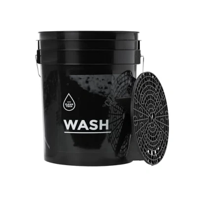 Imagen de CLEANTECH CO Cubo de Lavado Coches 20L con Rejilla para Negro separación óptima la Suciedad Ideal Coche a Mano