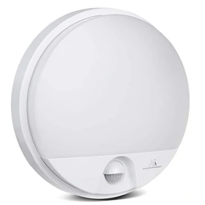 Imagen de Maclean MCE291 Lámpara LED con sensor de movimiento infrarrojo (1100 lm, 15 W, IP54, 4000 K, resistente al agua), color blanco
