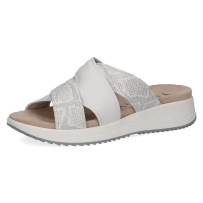 Imagen de CAPRICE 9 27203 42, Sandalias Planas Mujer, Color Blanco, 42 EU