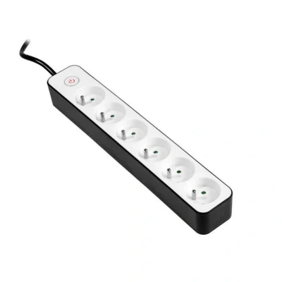 Imagen de Power strip tracer zebra 1.5 m (6 sockets)