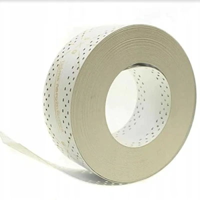Imagen de Protector de bordes para construcción en seco, yeso, cinta junta, sellado SIME TAPES V 25 m/50 mm