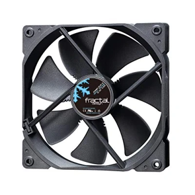 Imagen de Fractal Design Dynamic X2 GP,14 Ventilador de computadora , Optimizado para una alta ventilación 140 mm 1000RPM FDB,Rodamientos Puntales con forma aerodinámica 12v Negro Edition (Single)