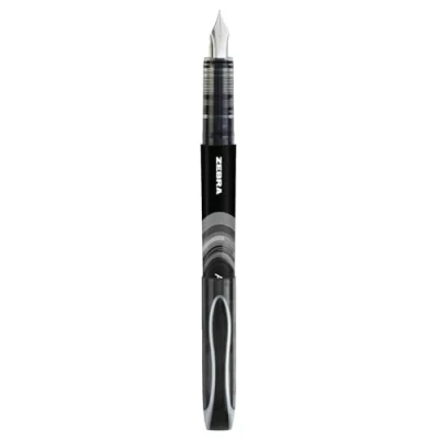 Imagen de Zebra Fuente Pluma estilográfica desechable (12 unidades), color negro