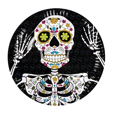 Imagen de Boland 31230 Platos Dia De Los Muertos, multicolor (Ciao Srl 31230)