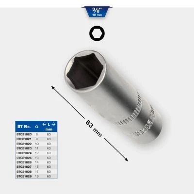 Imagen de KS TOOLS BT021828 Piezas insertables de llave cubo 17