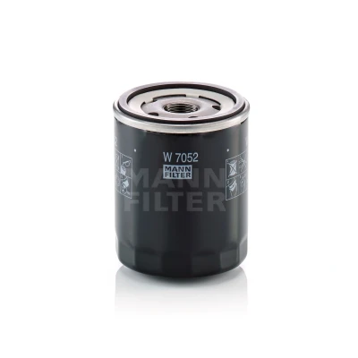 Imagen de MANN FILTER W 7052 Filtro de aceite M 20 X 1.5 con dos válvulas bloqueo retorno enroscable VOLKSWAGEN: Transporter 5, Multivan 5 (7HM