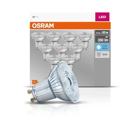 Imagen de Osram 818415 Bombilla LED GU10, 4.3 W = 50 W, Blanco Frio, 3 Unidades