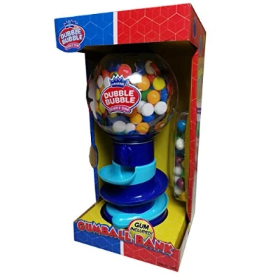 Imagen de DUBBLE BUBBLE SPIRAL Máquina de bolas chicle con hucha, 75 g