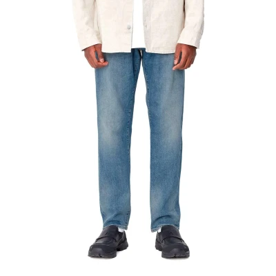 Imagen de Carhartt WIP Klondike Mills Vaqueros rectos, Hombre, Talla: 30x32, Blue worn bleached