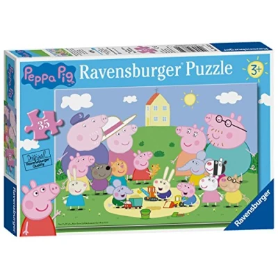 Imagen de Ravensburger Puzzle: Peppa Pig, Casa Puzzle 3 Años o Más, Puzles Niños Años, Rompecabezas Niños, Puzzle, Regalo Niño Jigsaw, 35 Piezas