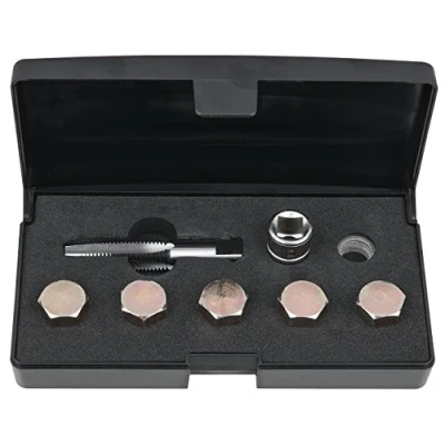 Imagen de KS TOOLS 150.4915 Kit reparación, rosca tapón purga aceite M12x1,5 Maleta de plástico