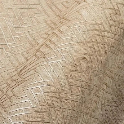 Imagen de Livingwalls Travel Styles Papel pintado no tejido con decoración ornamental en oro y beige clásico para varias habitaciones 10,05 m x 0,53