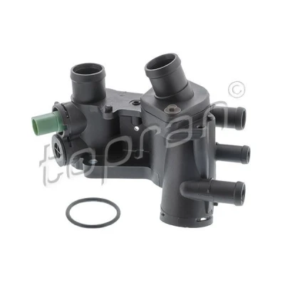 Imagen de TOPRAN 111 175 Caja del termostato con junta, sensor de temperatura termostato, tapa, tornillos VOLKSWAGEN: Polo III Hatchback norauto