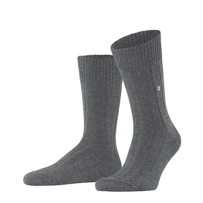 Imagen de Burlington Dover M So lana lisos 1 par, Calcetines Hombre, Gris Dark Grey 3070, 40 46