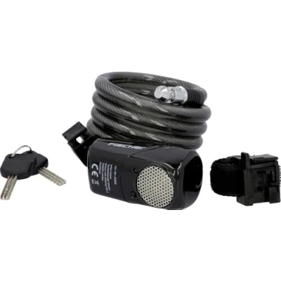 Imagen de Fischer Spiralschloss, Alarma Unisex Adulto, Negro, Talla Única