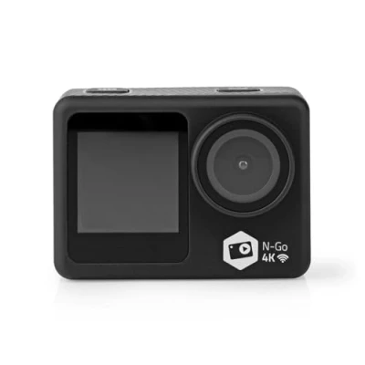Imagen de NEDIS Action CAM 4K @ 30fps 16 MPixel Resistente al Agua hasta: 30 m 90 min Wi Fi Aplicación Disponible para: Android™ / iOS Incluye Soporte Negro