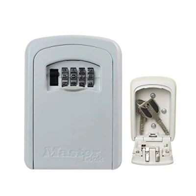 Imagen de Master Lock Caja fuerte para llaves [Mediana] [Montaje mural] [Blanco] 5401EURDCRM de seguridad