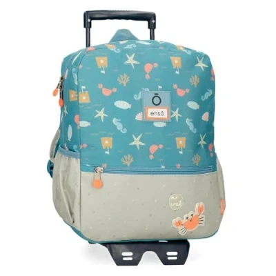 Imagen de Enso Mr Crab Mochila de Paseo Azul 25x32x12 cms Poliéster by Joumma Bags