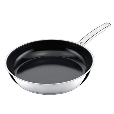 Imagen de WMF Durado Sartén 32 cm Diámetro con Antiadherente Cerámico, de Acero Inoxidable Cromargan, Apto para Horno
