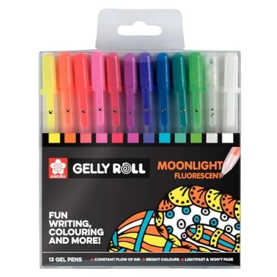 Imagen de GELLY MOONLIGHT FLUOR. SET 12#